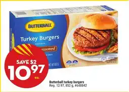 Giant Tiger Butterball turkey burgers offer