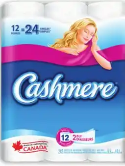 Giant Tiger Cashmere bathroom tissue or Sponge Towels offer