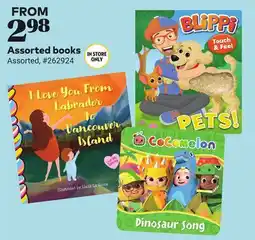 Giant Tiger Assorted books offer