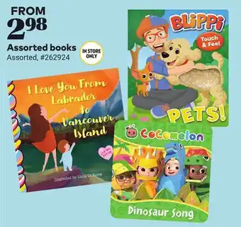 Giant Tiger Assorted books offer
