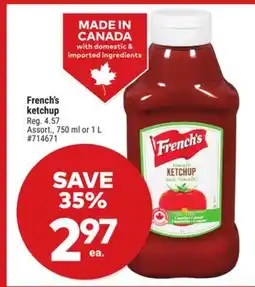 Giant Tiger French's Ketchup offer