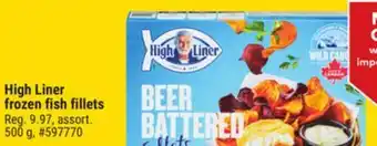 Giant Tiger High Liner frozen fish fillets offer