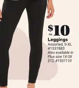 Giant Tiger Leggings offer