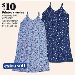 Giant Tiger Printed chemise offer