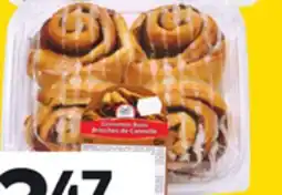 Giant Tiger Del's Pastry cinnamon buns offer