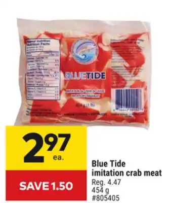 Giant Tiger Blue Tide imitation crab meat offer