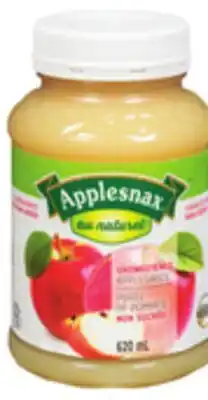 Giant Tiger Applesnax apple sauce offer