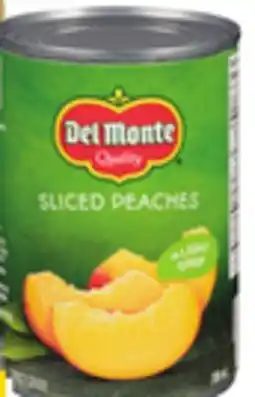 Giant Tiger Del Monte canned fruit offer