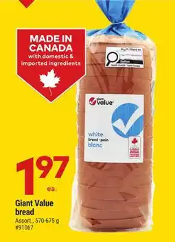 Giant Tiger Giant Value bread offer