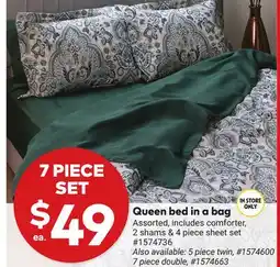 Giant Tiger Bed In A Bag, Queen, 7 Piece offer