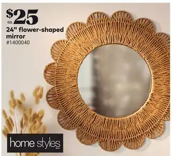 Giant Tiger 24 flower-shaped mirror offer