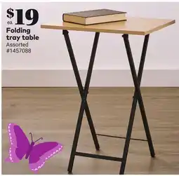 Giant Tiger Folding tray table offer