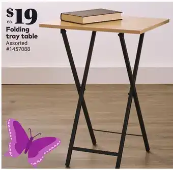 Giant Tiger Folding tray table offer