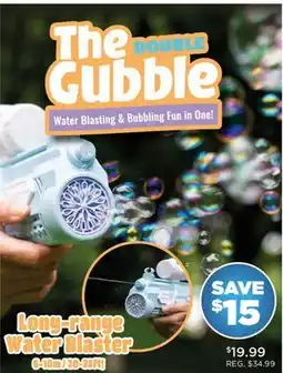 Showcase The Gubble 2-in-1 Water & Bubble Blaster offer