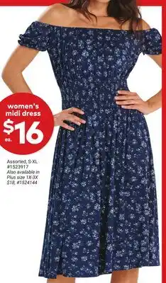Giant Tiger women's midi dress offer
