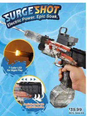 Showcase SurgeShot: Rechargeable Automatic Water Blaster Gun offer