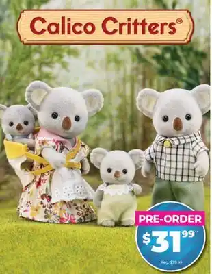 Showcase Calico Critters offer