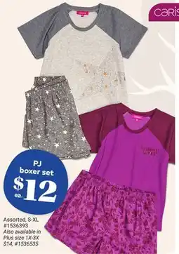 Giant Tiger PJ boxer set offer