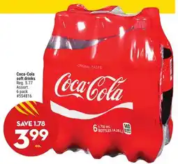 Giant Tiger Coca-Cola soft drinks offer