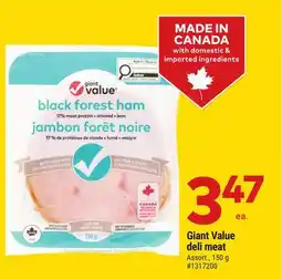 Giant Tiger Giant Value Deli Meat offer