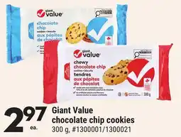 Giant Tiger Giant Value chocolate chip cookies offer