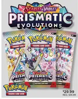 Showcase POKEMON PRISMATIC EVOLUTIONS TRADING GAME CARD offer