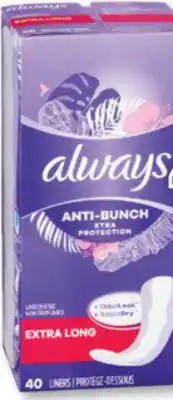 Familiprix ALWAYS Selected products offer