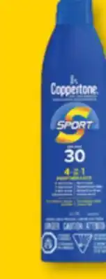 Familiprix COPPERTONE Selected suncare products offer