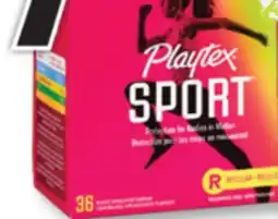 Familiprix PLAYTEX, Selected tampons offer