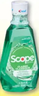 Familiprix Scope, Selected mouthwashes, 1 litre offer