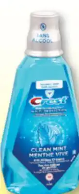 Familiprix CREST Selected mouthwashes, 1 litre offer