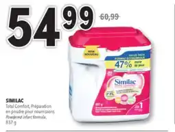 Familiprix SIMILAC Total Comfort Powdered infant formula 837 g offer