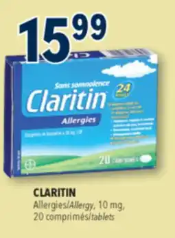 Familiprix CLARITIN, Allergy, 10 mg, 20 tablets offer