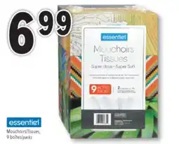Familiprix ESSENTIEL Tissues 9 packs offer