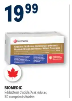 Familiprix BIOMEDIC Acid reducer 50 tablets offer