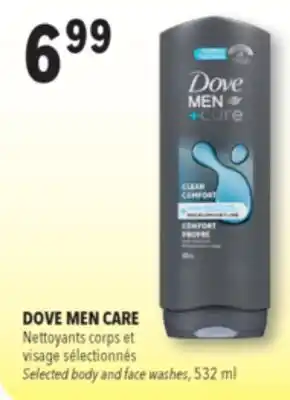 Familiprix DOVE MEN CARE Selected body and face washes 532 ml offer