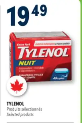 Familiprix TYLENOL, Selected products offer
