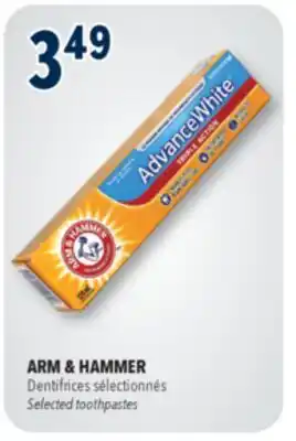 Familiprix ARM & HAMMER Selected toothpastes offer
