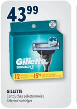 Familiprix GILLETTE, Selected cartridges offer