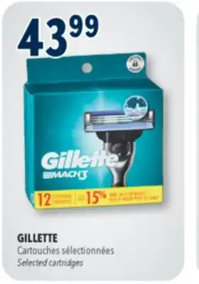 Familiprix GILLETTE, Selected cartridges offer