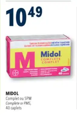 Familiprix MIDOL, Complete or PMS, 40 caplets offer