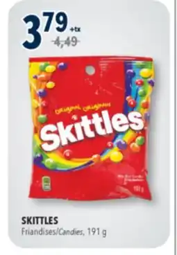 Familiprix SKITTLES, Candies, 191 g offer