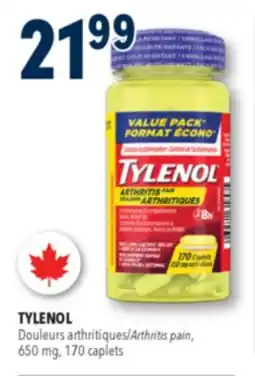 Familiprix TYLENOL, Arthritis pain, 650 mg, 170 caplets offer