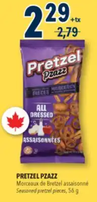 Familiprix PRETZEL PZAZZ, Seasoned pretzel pieces, 56 g offer