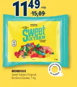Familiprix MONDOUX Sweet Sixteen Original Candies 1 kg offer