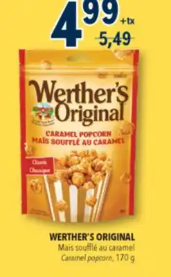 Familiprix WERTHER'S ORIGINAL Caramel popcorn 170 g offer