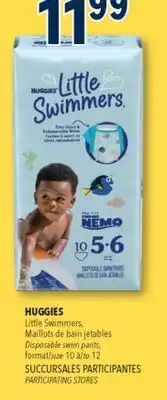 Familiprix HUGGIES Disposable swim pants, format offer