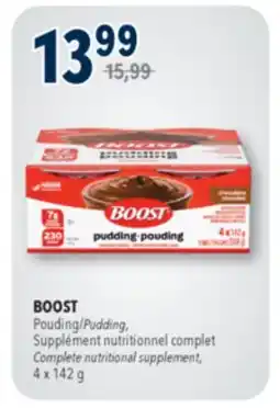 Familiprix BOOST,Pudding, Complete nutritional supplement, 4 x 142 g offer
