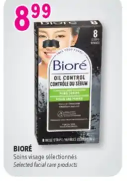 Familiprix BIORÉ, Selected facial care products offer