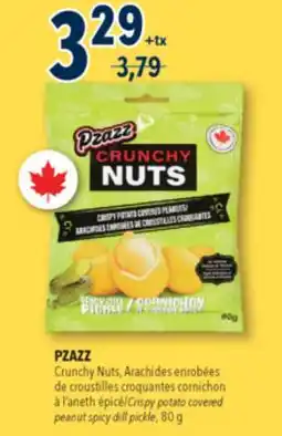 Familiprix PZAZZ Crispy potato covered peanut spicy dill pickle, 80 g offer